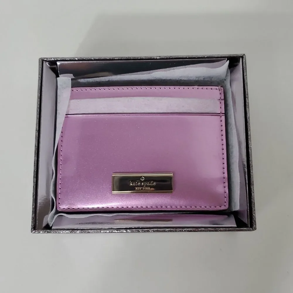 Kate Spade Kenzie Cardholder Quartz Pink NIB